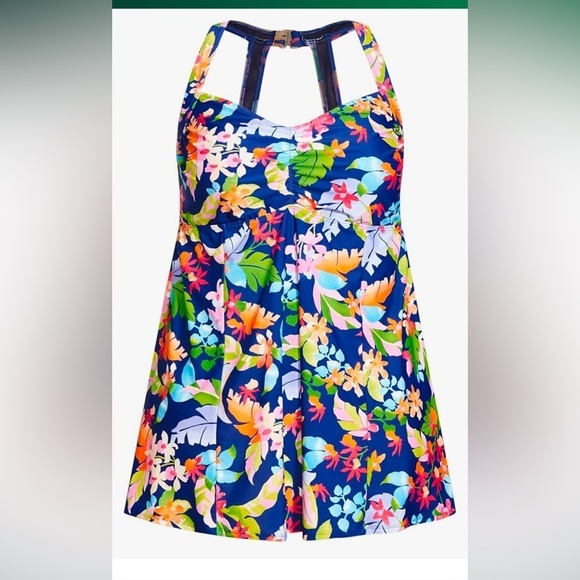 NWT Avenue Women's Swim-Dress with a Halter Back - Picture 6 of 9